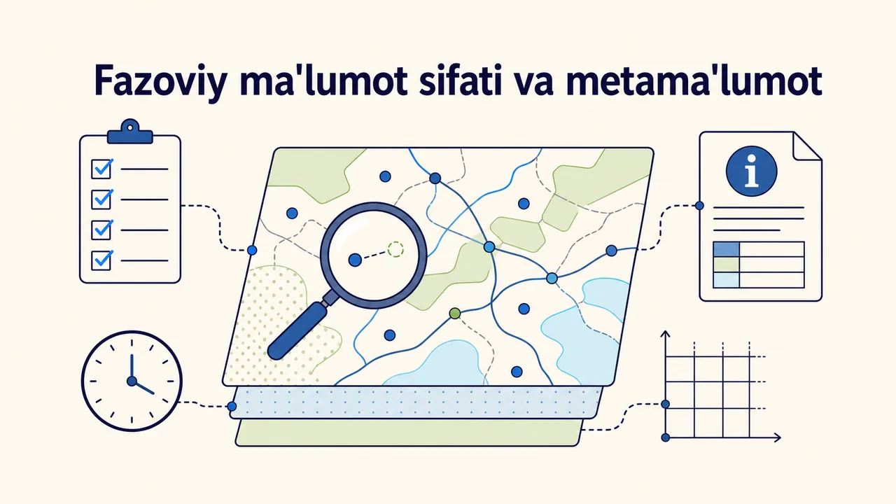 Fazoviy ma'lumot sifati va metama'lumot