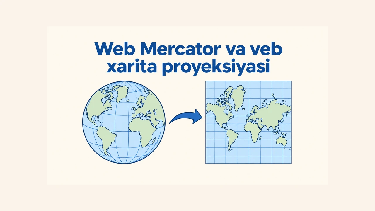 Web Mercator va veb xarita proyeksiyasi